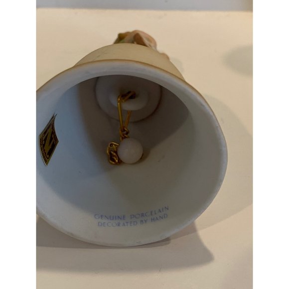 Vintage Napcoware Girl Guitar Bell - Taiwan - 5” - Hand Decorated - Picture 4 of 5